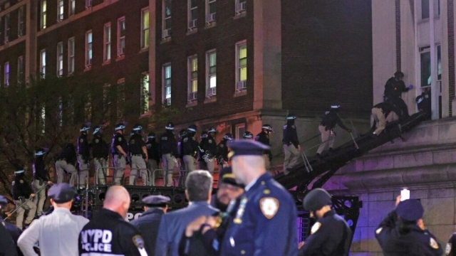 Pro-Palestinian protests: New York police storm occupied Columbia University building
