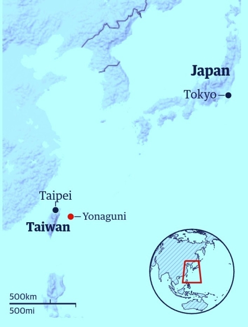 Yonaguni is a tourist hotspot – but its location just 100km from Taiwan means residents must wrestle with the creeping militarisation of their home