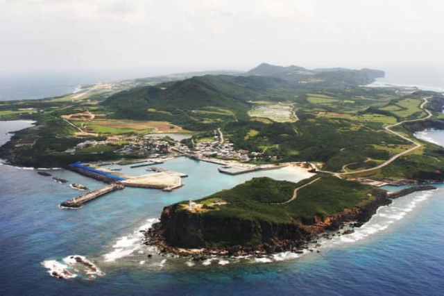 Japan’s Yonaguni island lies far closer to Taipei than Tokyo, bringing it closer to regional tensions over China’s ambitions towards Taiwan. Photograph: KYODO/Reuters