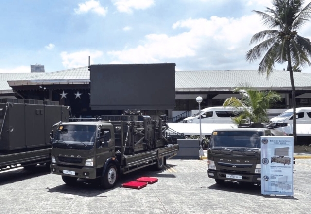 Japan’s TPS-P14ME or a mobile-type long-range air surveillance radar is now in Camp Aguinaldo in Quezon City.
 
Follow us: @inquirerdotnet on Twitter | inquirerdotnet on Facebook