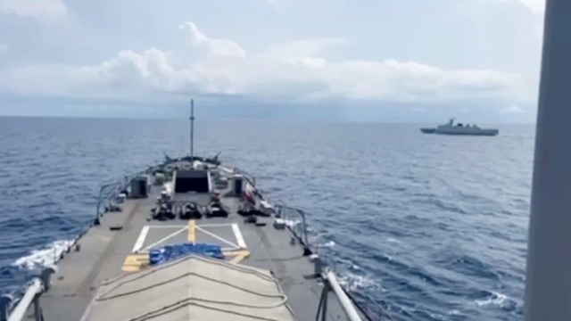 BRP BENGUET. The BRP Benguet issues a radio challenge to a Chinese Navy ship, which the AFP said used dangerous maneuvers against the Philippine vessel, in October 2023.

ARMED FORCES OF THE PHILIPPINES FILE PHOTO
