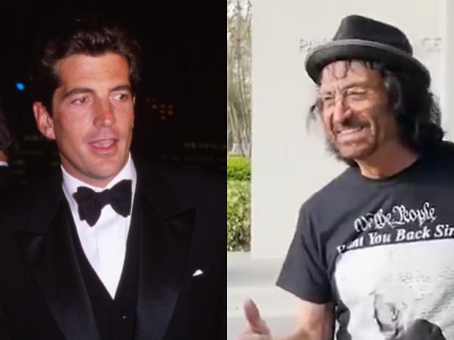 Left: The late JFK Jr.
Right: Some rando T**** Supporter they suddenly decided is in fact JFK Jr back from his (faked) death to campaign with their hero.