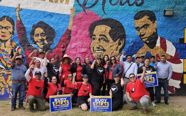 UFW volunteers getting out to vote in Kern County CA