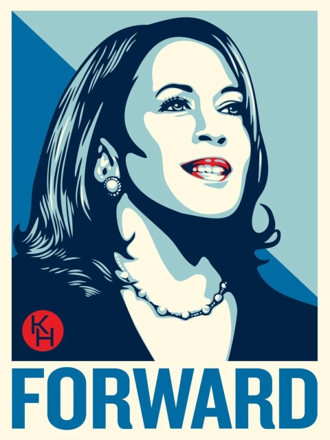 Kamala Harris Forward poster