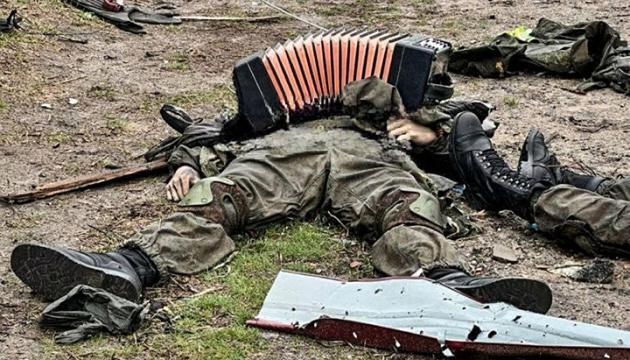 Slain Russian soldiers in their invasion of Ukraine