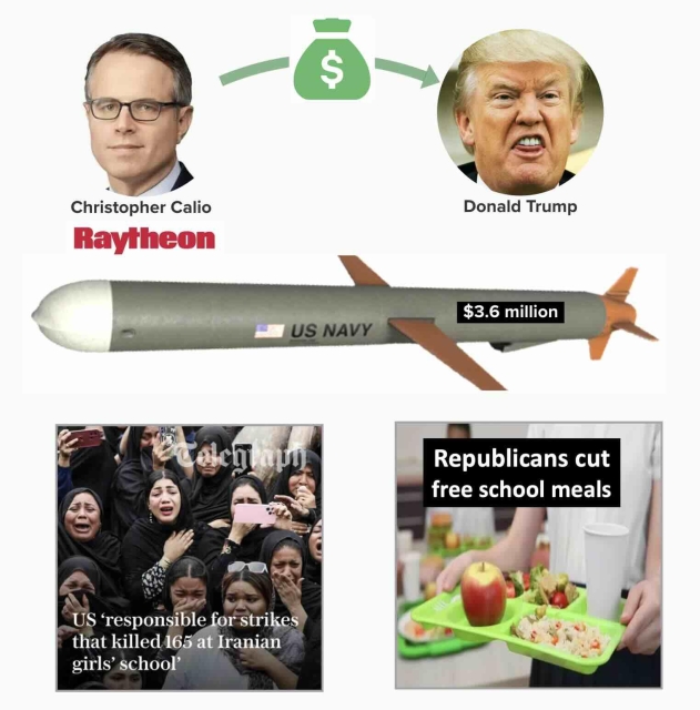 Starving for Strikes: How the GOP Slashed School Lunches to Fund Tomahawks to kill Iranian girls