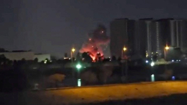 Iran war latest: Drones and rockets fired at US embassy - as another tanker hit | World News